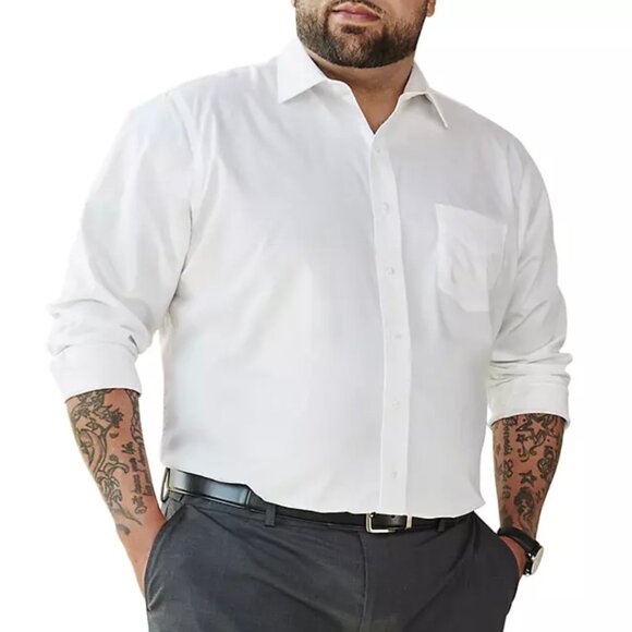 Oak Hill Other - Oak Hill by DXL Black Long Sleeved Classic Fit Dress Shirt 20 Neck 35/36